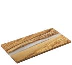 Zassenhaus Servierbrett Olive transparent 45×22×1,5 cm